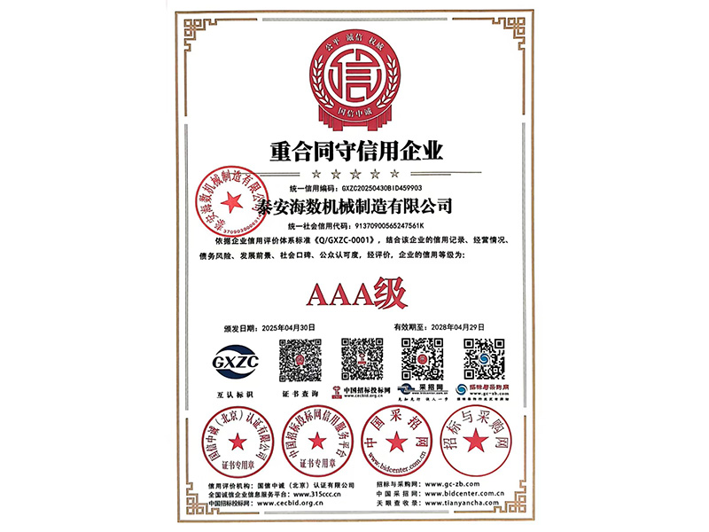 重合同守信用企業(yè)